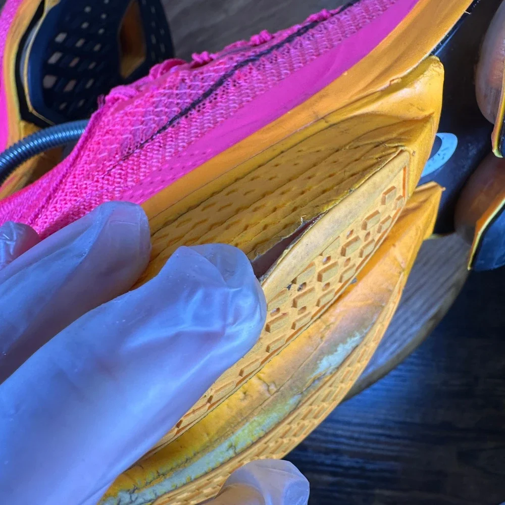 Nike Alphafly Next% 2 Women's Pink Yellow Running Shoes DN3559-600 Size 8.5